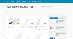 Desktop Screenshot of fantasyfootballanalytics.net